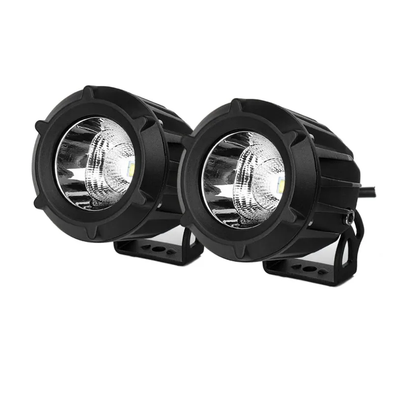 12v24v светодиодный мотоциклетный головной светильник DRL дневная лампа для вождения светодиодный светильник для заездов Точечный светильник светодиодный велосипедный налобный фонарь внедорожный автомобиль грузовик рабочий светильник - Цвет: Сине-голубой