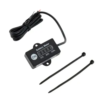 

High Quality 1pc Wholesale 12V Battery Fuel Gauge indicator for 12V Lead-Acid battery meter SLA,AGM,GEL,VRLA battery Pack hot