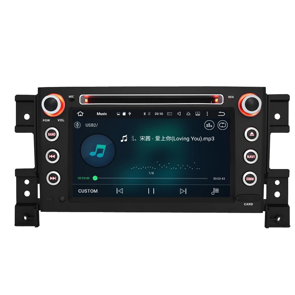 Clearance Android 9.0 Car Radio DVD Navigation Player For Suzuki Grand Vitara 2006 2007 2008 2009 2010 Audio GPS Multimedia Video Stereo 4