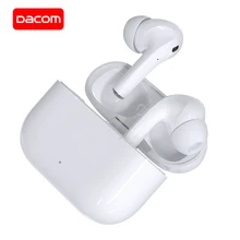Dacom gf3 tws verdadeiro sem fio fones de ouvido estéreo bluetooth apoio renomear controle toque gps para iphone samsung xiaomi huawei