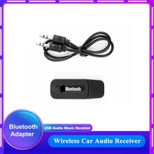 USB Bluetooth Wireless 3.5mm Stereo Audio Music Receiver Adapter For Android/IOS Mobile Phone Dongle AUX Port With Audio Cable