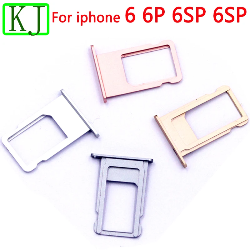 10 шт лоток для sim-карт для iPhone 7 8 6 6s Plus SIM держатель для карт слот ридер адаптер для 6g 7g 8g 6p 6s p 7p 8p