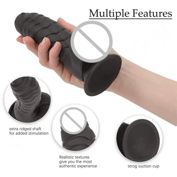 Suction Cup Dildo for Woman Huge Big Realistic Anal Plug Soft Material Erotic Penis 18+ Anal Sex Toy Strapon Female Masturbation 3
