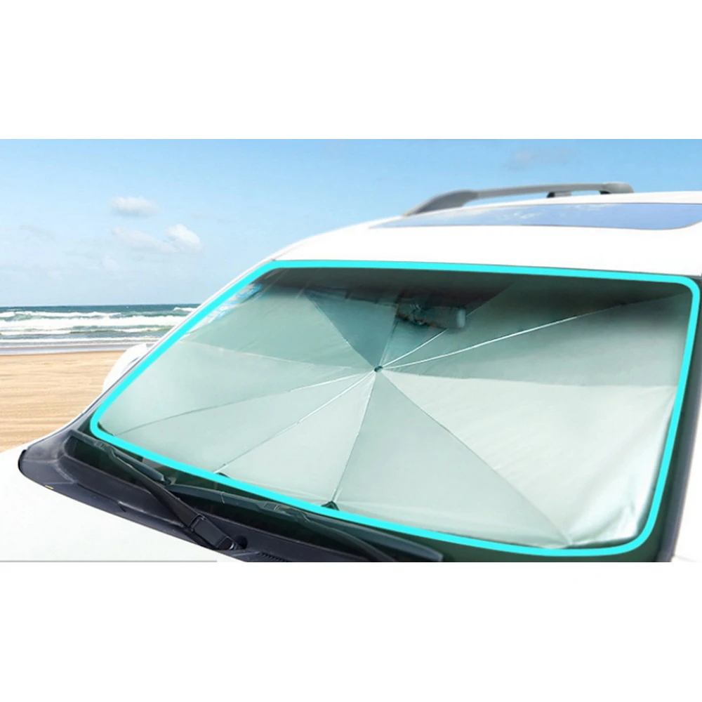 

Car Parasol Windshield Cover Protection Sun Shade Cars Front Window Prevent Falling Wear-resistant Rainproof Folding Umbrella