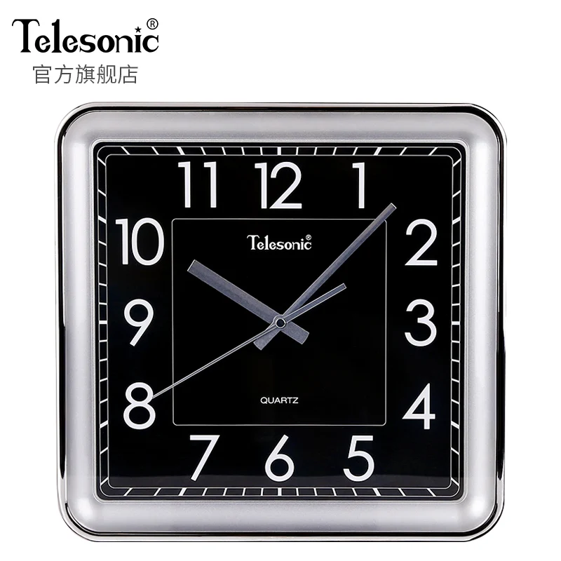 

Large Wall Clock Modern Silent Black Creative Kitchen Clock Mechanism Watch Living Room Horloge Wall Watches Home Decor FZ313