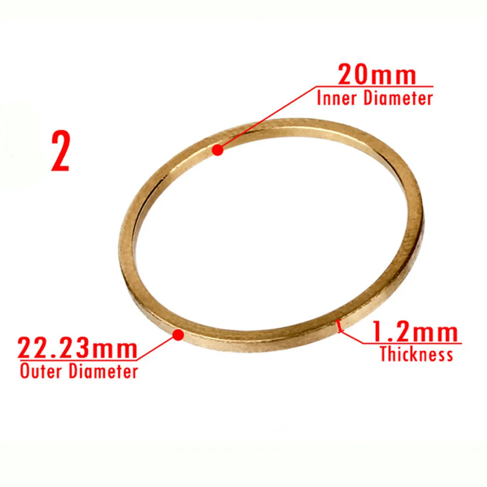 2 (22.23 to 20mm) Z-LEAP 5 шт. 22,23/20/16 мм прокладки алмазный пильный диск Медь шайба отрезной диск переходное кольцо циркулярная пила отверстие инструмент для преобразования - Цвет: 2 (22.23 to 20mm)
