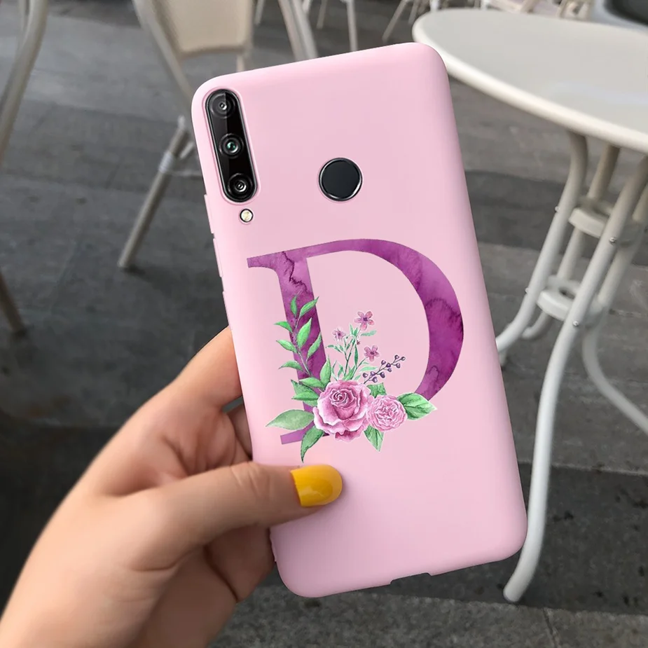 Cute Letters Case For Huawei Y5p Y6p Y7p 2020 Case Soft Slim Shell Silicone Back Cover For Huawei Y7p Y6p Y5p Phone Cases Bumper mobile phone cases with card holder Cases & Covers