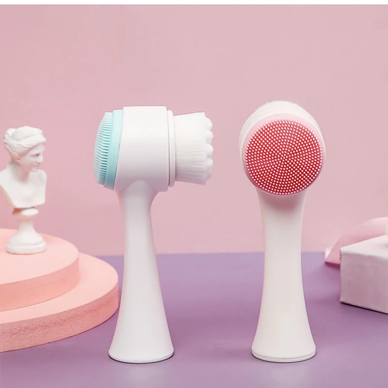 Уход за кожей лица Очищение силиконовых кейсов для мытья Exfoliante маска очистки 2in1