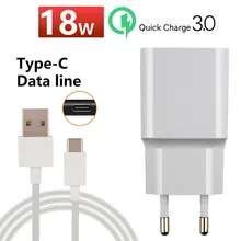 Xiaomi 18w carregador rápido qc 3.0 carregador usb tipo-c para xiaomi redmi nota 7 8 pro 9 s redmi 8 8a mi 8 lite 9 se max 3 poco x3 m3