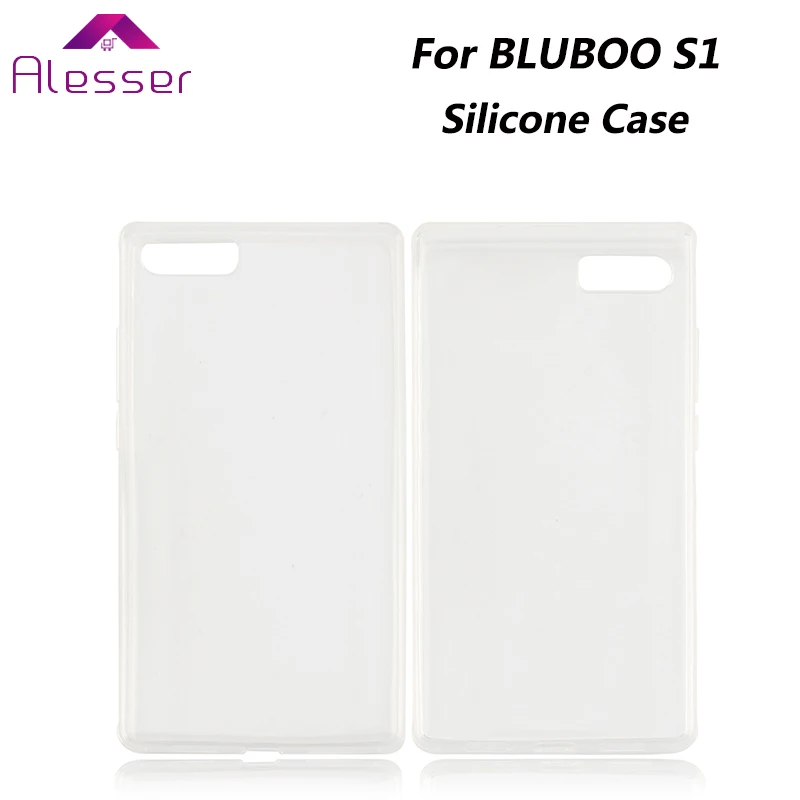 Силиконовый чехол Alesser для BLUBOO S1 мягкая прозрачная защитная задняя крышка