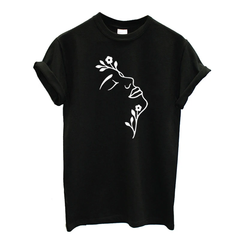 Besikom Новое поступление Женская Черная футболка хлопок короткий рукав модные летние топы уличная Футболка женская футболка Femme