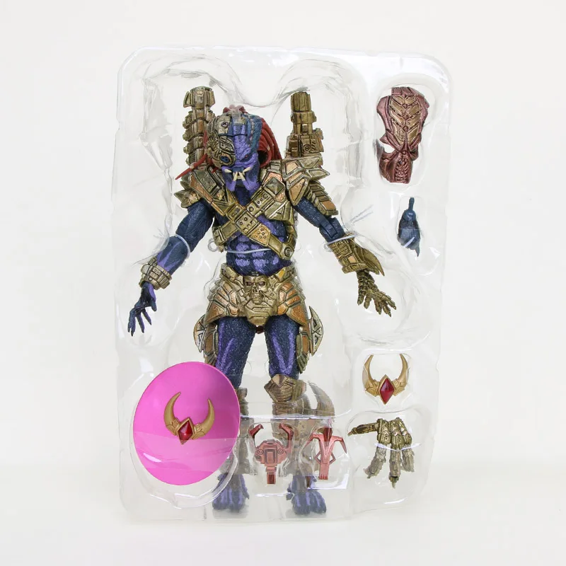 without box 18 см NECA Хищник конечная Охотник за инопланетянами с светодиодный Эпатажный глаз ПВХ фигурка Коллекционная модель игрушки - Цвет: without box