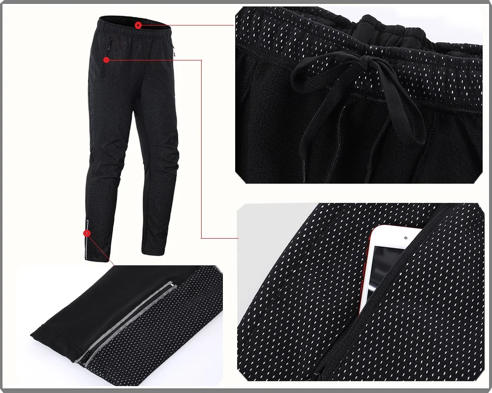 ARSUXEO, мужские зимние штаны для велоспорта, теплые флисовые штаны для горного велосипеда, велосипедные брюки, ветронепроницаемые, дышащие, светоотражающие, 20А