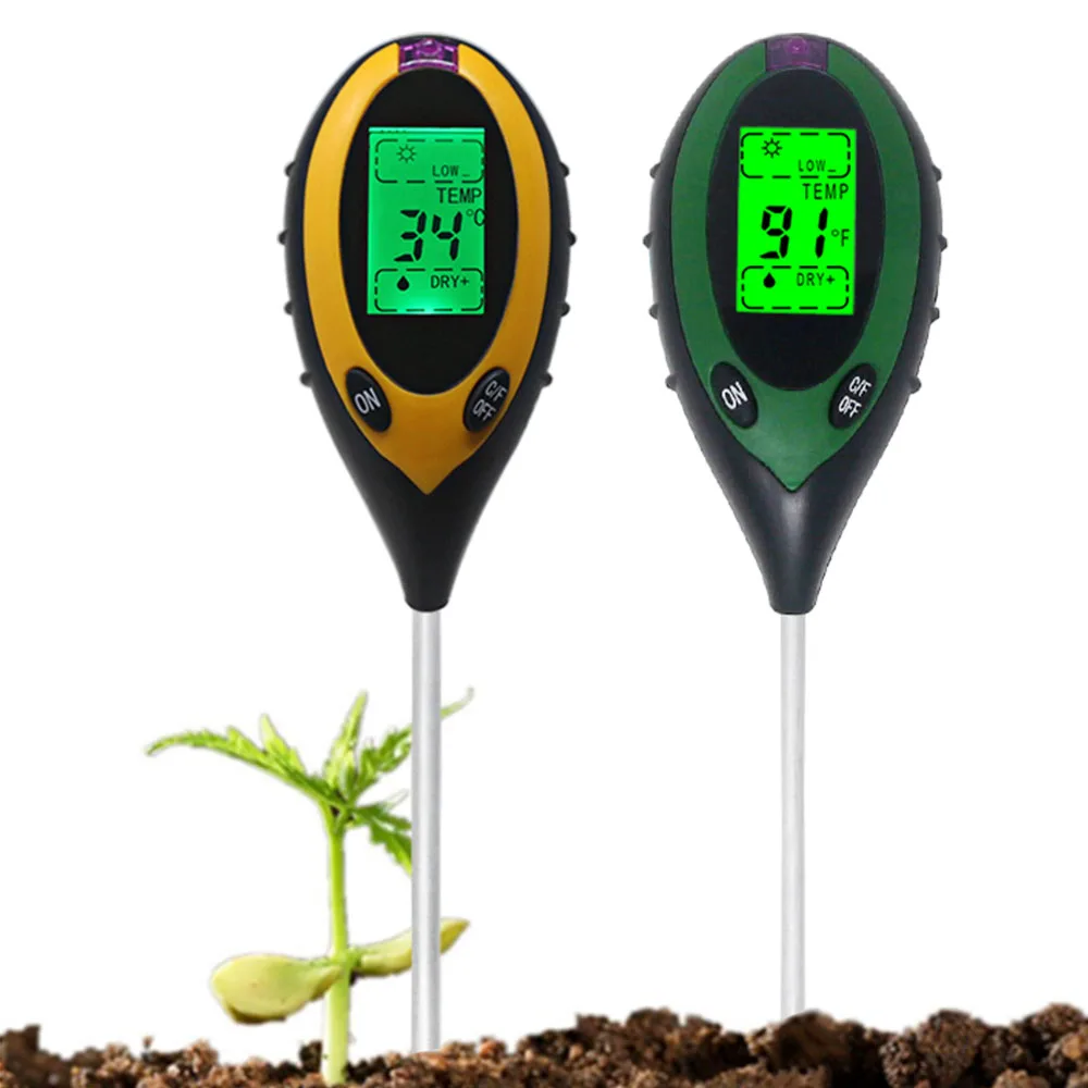 Ph метр для почвы, влагомер, измеритель освещенности (3 в 1). Термометр почвенный цифровой пт-180. Прибор для измерения температуры почвы. Влагомер для измерения влажности почвы и грунта. Термометр почвенный цифровой пт-180.