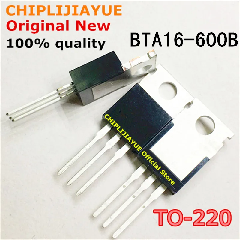 10PCS BTA16 600B TO220 600 TO 220 Новый и оригинальный чипсет IC|Интегральные схемы| |