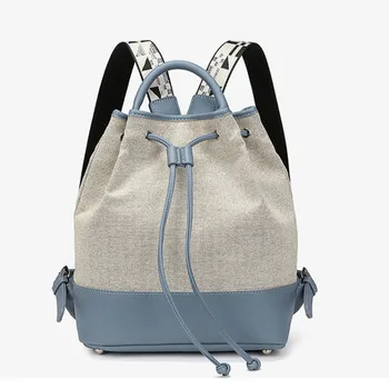 

2020 Leather Women Bag High Quality Large Capacity Backpack Simple College Style Mochila Feminina School Bags For Teenage Girls