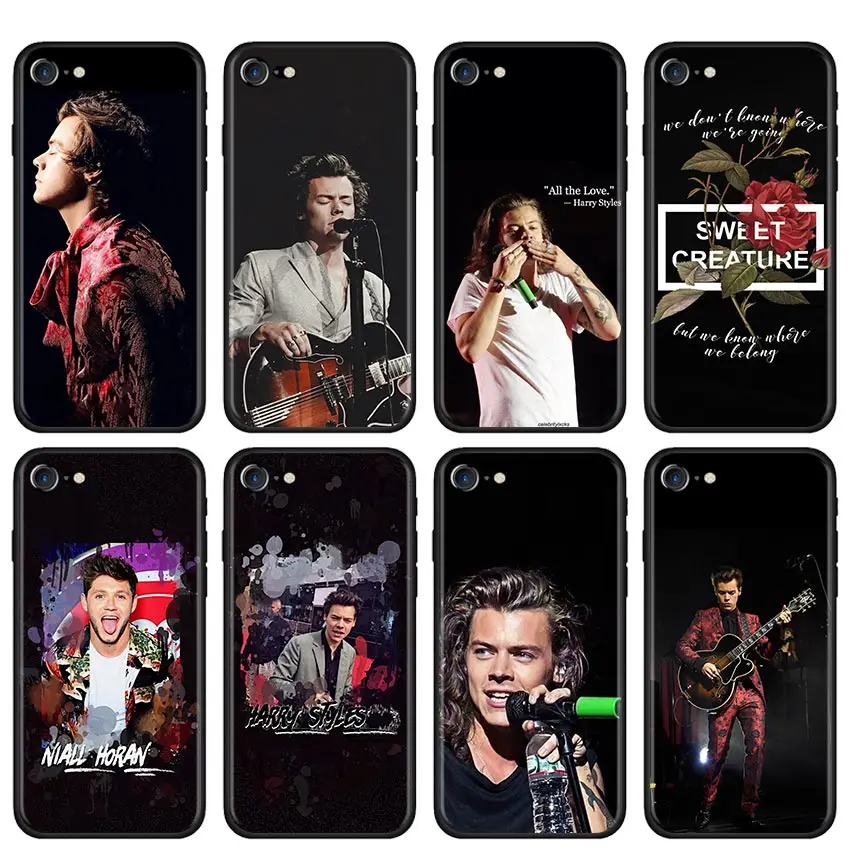 

Phone Case for iPhone 11 7 8 XR SE 2020 X XS MAX 11 Pro Max 5 5s 6 6s 7 8 Plus Soft Cover One Direction Harry Styles TPU Cases
