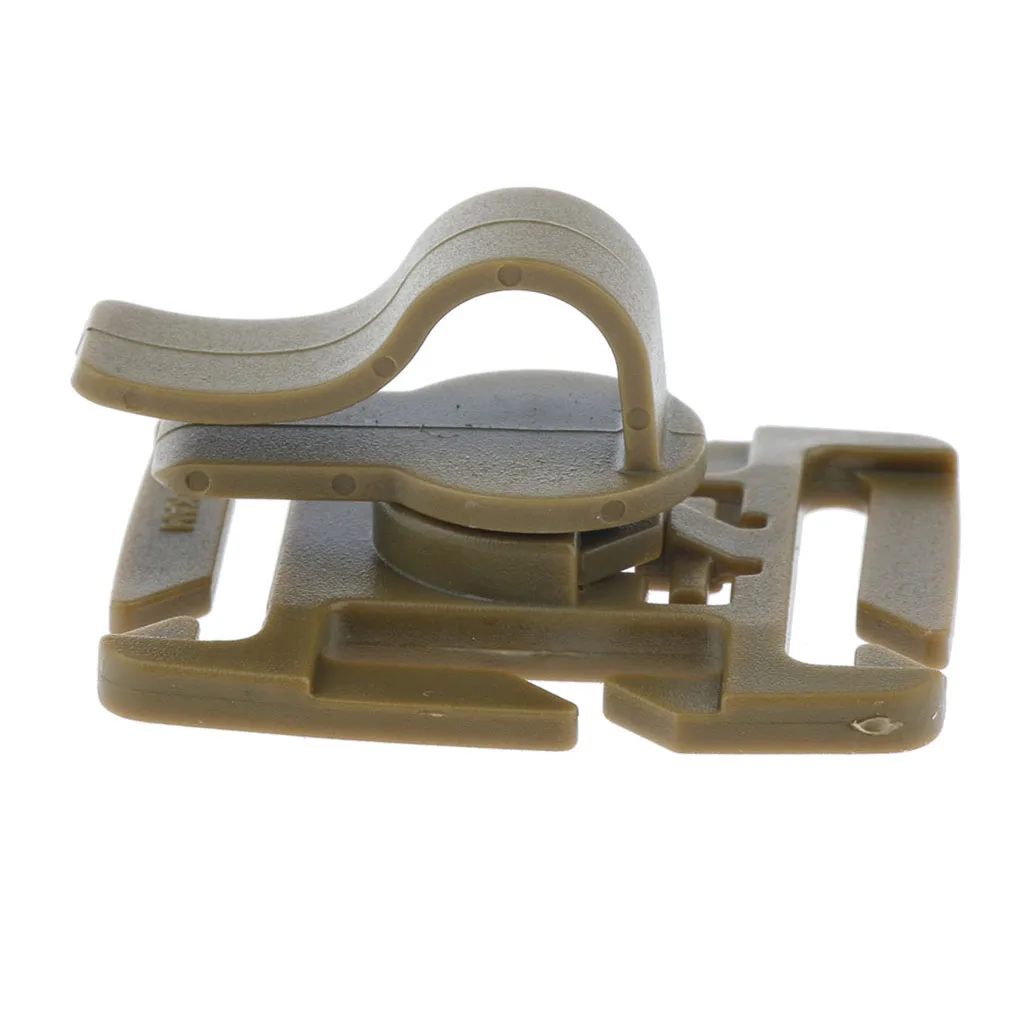 1 x Plastic Hydration Tube Clips Tactical Military Hydration Tube Clips Rotatable Water Bladder Tube Clip