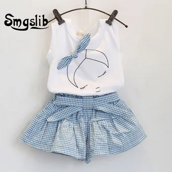 

spring and summer2020 Girl suit girl clothes sleeveless girl clothes Princess Dress Kids Dresses For Girls princess costume