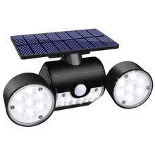 Настенный светильник на солнечной батарее, 30LED инфракрасный сенсорный светильник, уличный водонепроницаемый светильник для сада, двора, парка