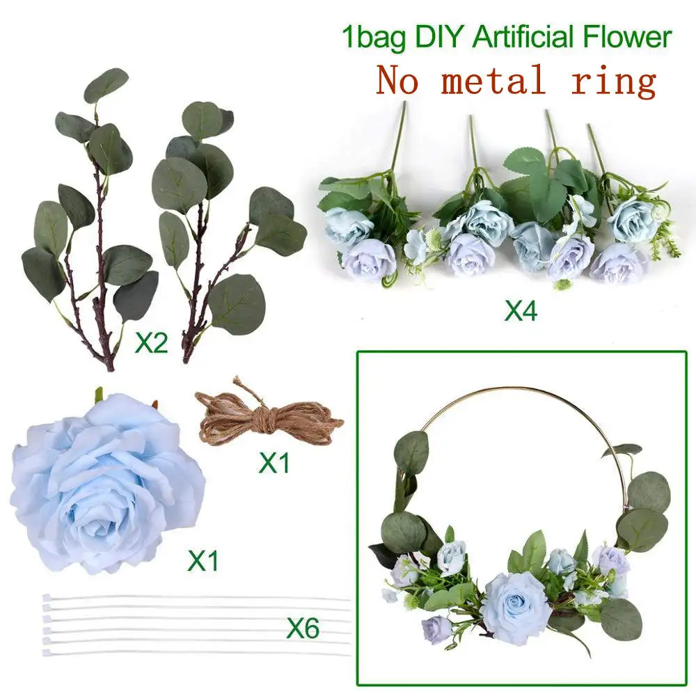DIY flower 2 QIFU, Деревенское свадебное украшение, пена, роза, искусственные цветы, свадебный душ, подарок на день Святого Валентина, Команда Невесты, чтобы быть, Свадебный декор - Цвет: DIY flower 2