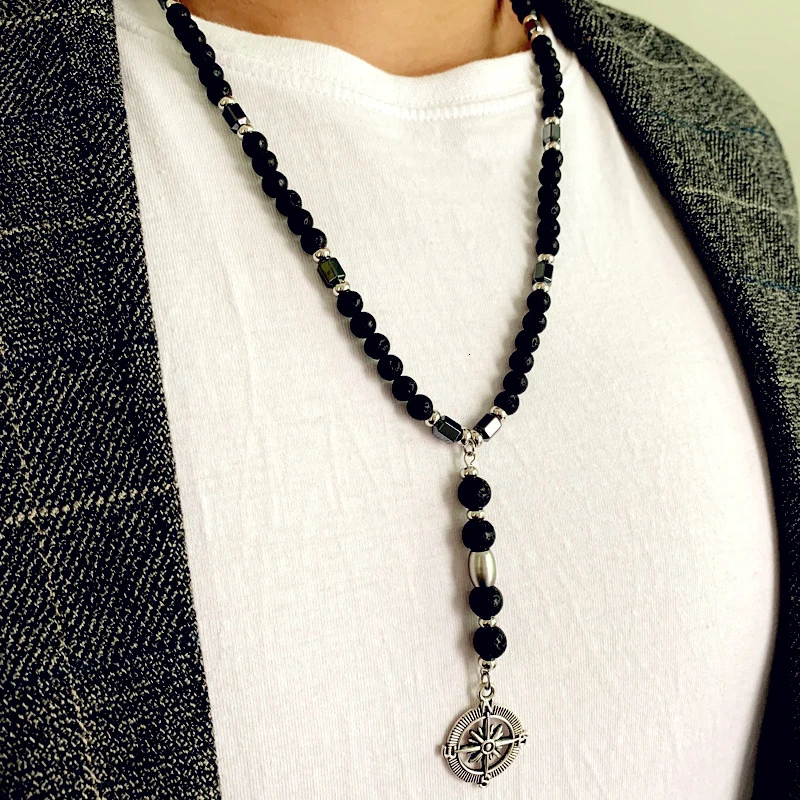 Mens bead chain necklace Clearance
