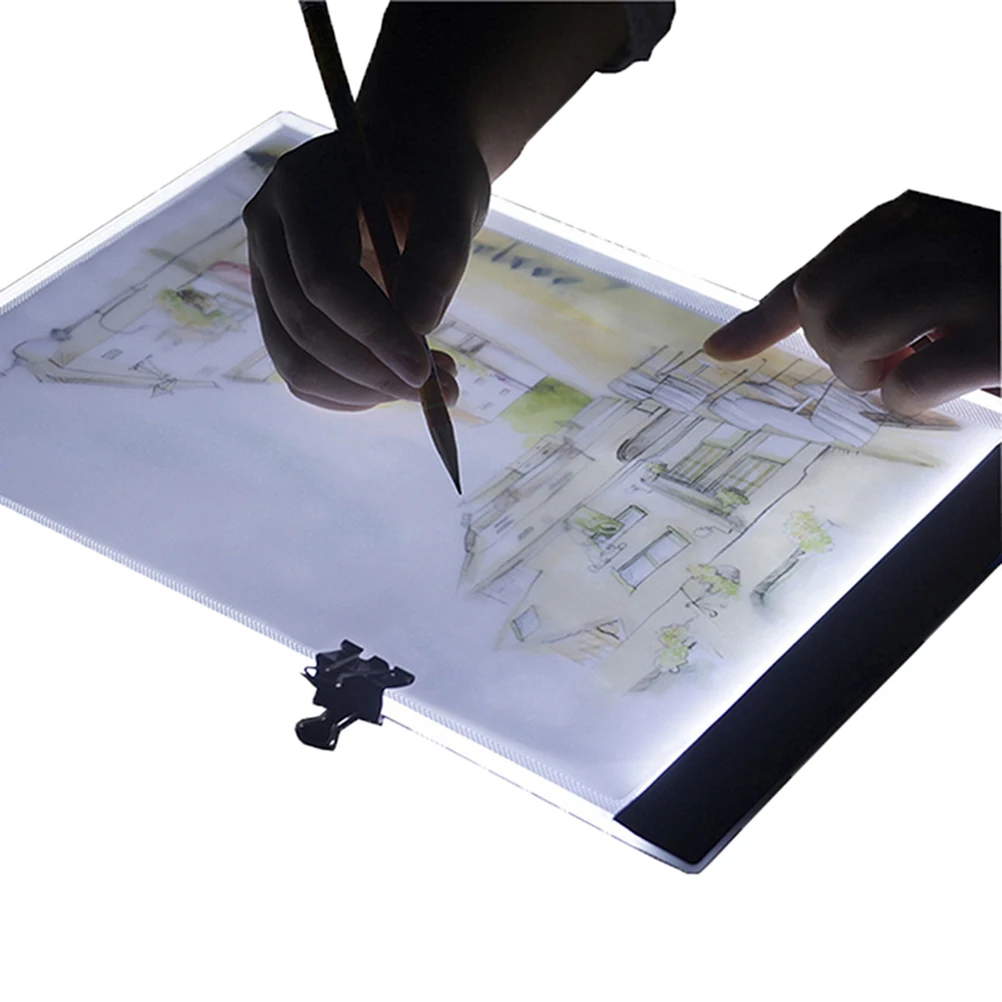 Светодиодный алмаз живопись свет Pad Lightpad доска алмазные аксессуары для рисования Наборы инструментов A5 рисунок, графика контейнер для таблеток