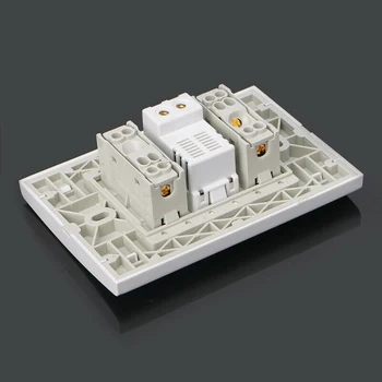 

New 16A WallDouble Italian/Chile Plug Power Socket USB Ports Panel Hot Salling