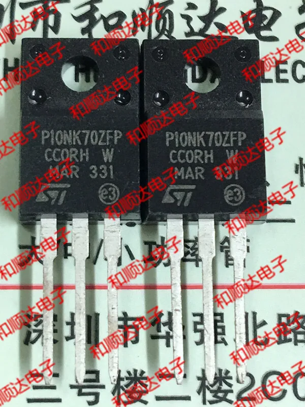10 шт./лот STP10NK70ZFP новое оригинальное место TO-220F 700V 8.6A