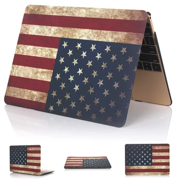 

Classics Printing Series Laptop protector case For Macbook 12" A1534 Professional protection cover shell 2015 2016 2017