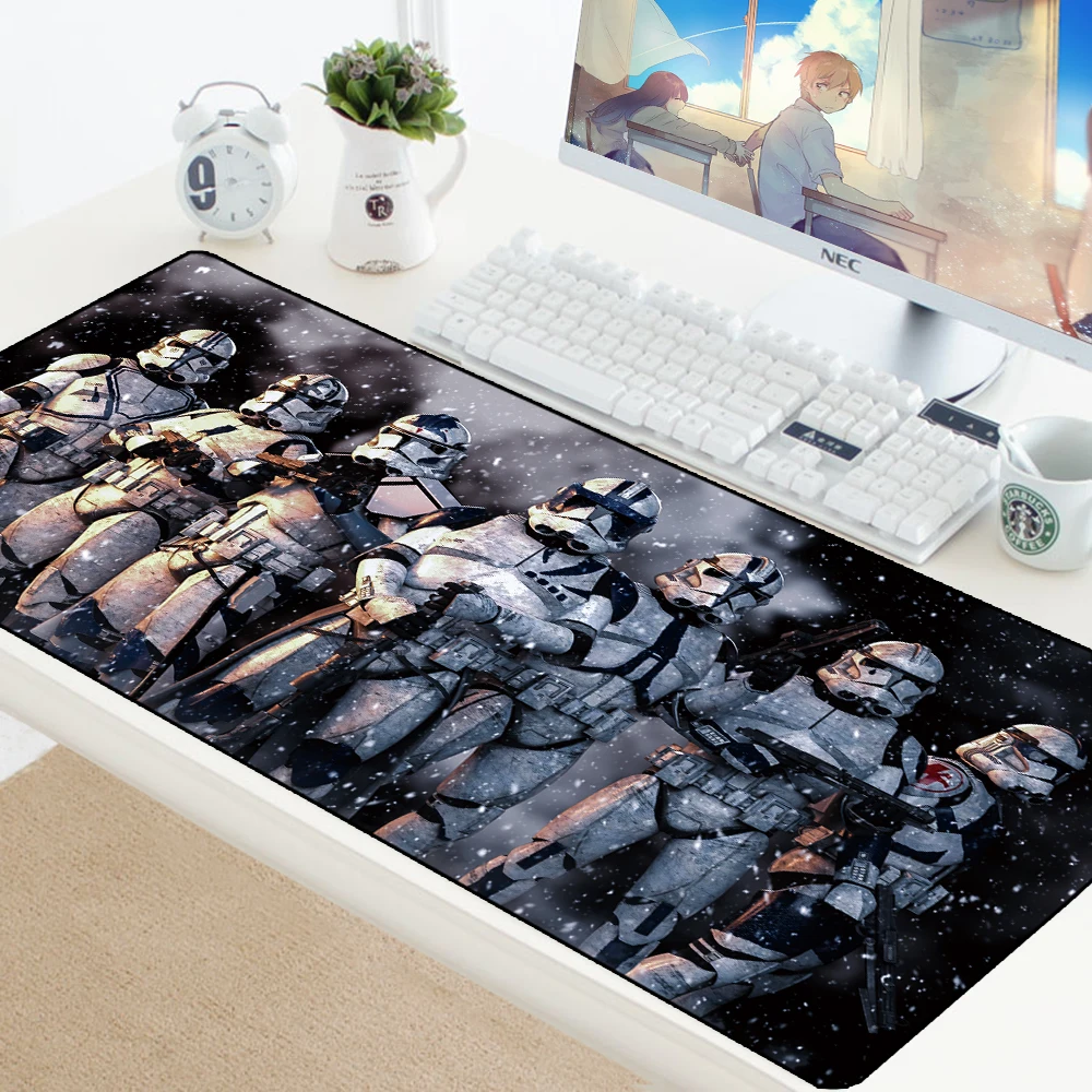 Star Wars 70x30CM Large Gaming Keyboard Mouse Pad Computer Game Tablet Desk Mousepad with Edge Lock