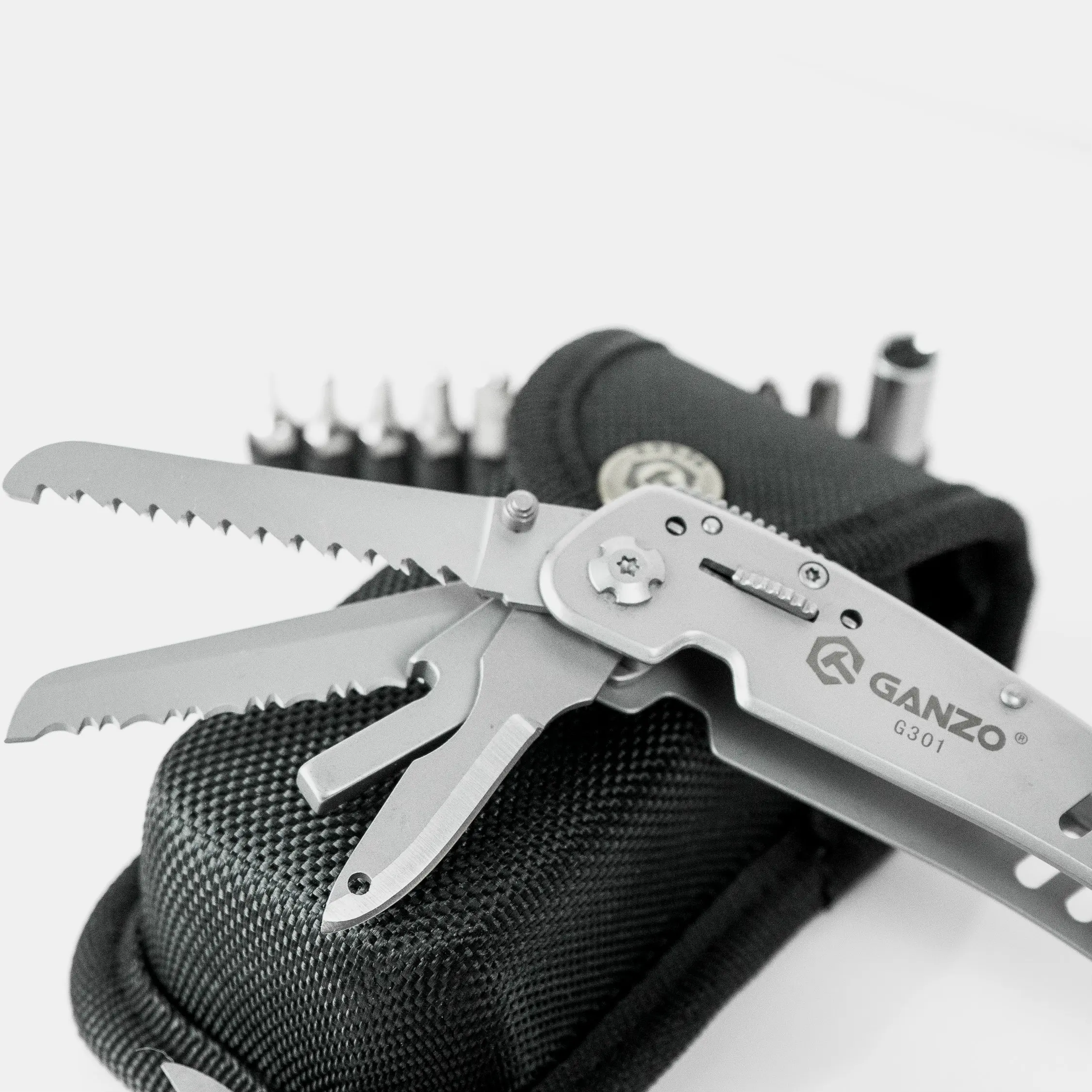 Ganzo G301 многофункциональные плоскогубцы резак набор инструментов с замком Открытый EDC набор ручных инструментов из нержавеющей стали многофункциональный складной нож Инструменты