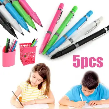 

5pcs Quality 2.0mm Automatic Mechanical Clutch Pencil Pen Writing Stationery