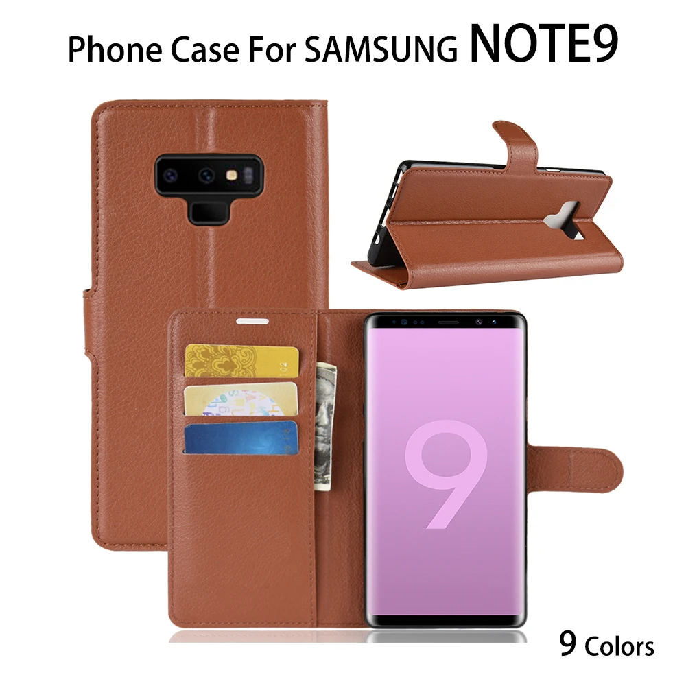 Кожаный флип-чехол для телефона, чехол для SAMSUNG NOTE 9, деловые Чехлы для телефона, чехол-кошелек