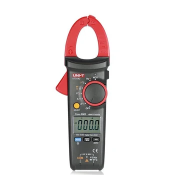 

UNI-T UT213C 400A Digital Clamp Meters Voltage Resistance Capacitance Multimeter Temperature Auto Range multimetro Diode trueRMS