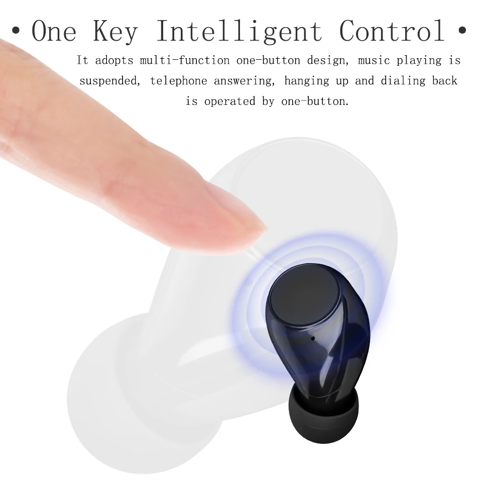 UOIAE bluetooth наушники, стерео Спортивная Беспроводная bluetooth-гарнитура, шумоподавляющая игровая гарнитура, маленькая и удобная для переноски