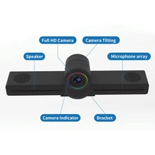 Equipamento da videoconferência do andróide três-em-um com a câmera 1080p para a videoconferência do escritório 4k hd