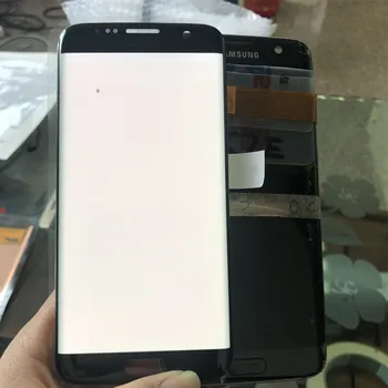 

ORIGINAL SUPER AMOLED Display For Samsung Galaxy S7 Edge G935 G935F G935FD LCD With Frame Digitizer Touch Screen+dead pixel