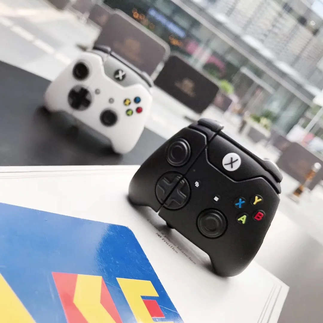 Чехол airpods для Apple, беспроводная bluetooth-гарнитура, чехол для Xbox, игровая ручка, airpods2, чехол, креативный силиконовый чехол