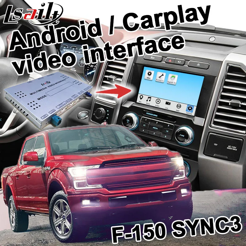 Андроид/carplay интерфейсный блок для Ford F-150 беспроводной carplay видео интерфейс