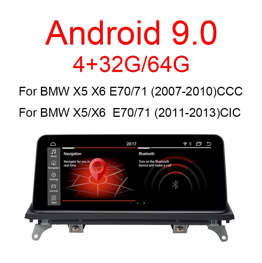 Clearance 10.25"Touch Android 9.0 Car smart gps navigation for /BMW X5/X6/ E70/E71 4GB+64GB 0 Clearance 10.25"Touch Android 9.0 Car smart gps navigation for /BMW X5/X6/ E70/E71 4GB+64GB 0