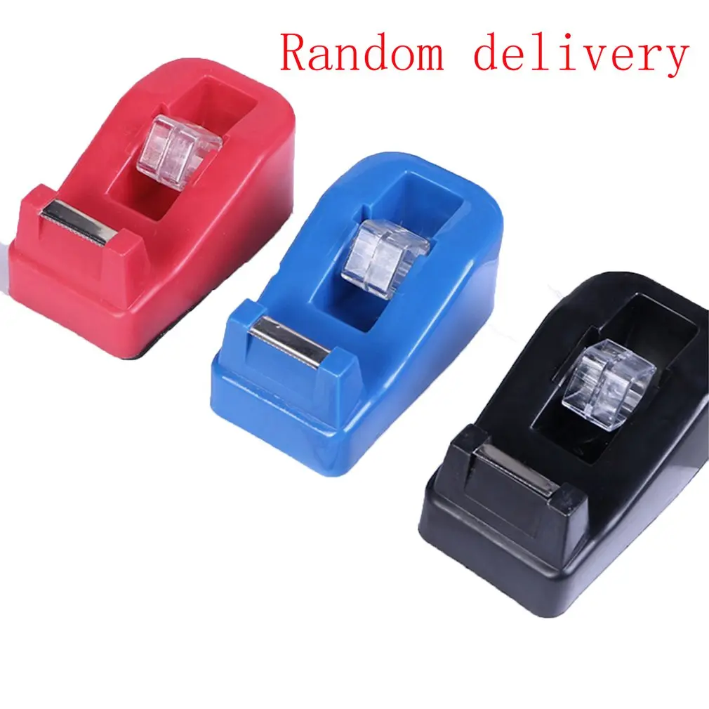 Tape Dispenser Portable Size Candy Color for Adhesive Novelty Design Office School Stationary |