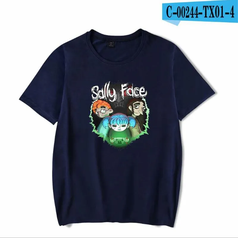 6 Футболка Sally Face, ужасная игра, женская и мужская футболка с коротким рукавом, летние повседневные хлопковые топы, хип-хоп Уличная одежда, футболки - Цвет: 6