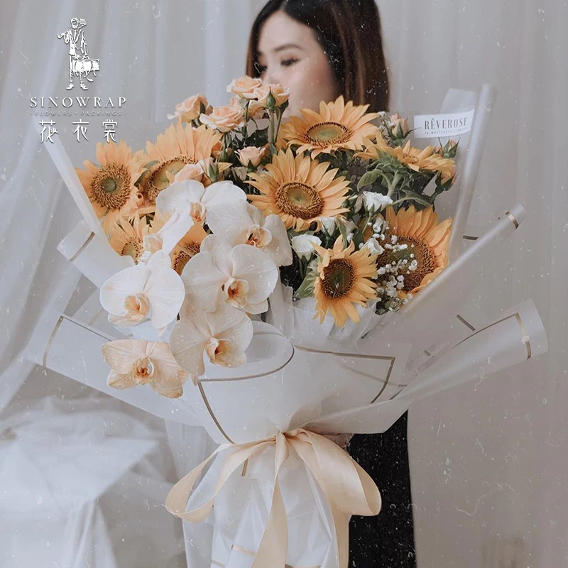 Korean Wrapping Paper Flowers  Wrapping Paper Flower Bouquet - Flower  Wrapping Paper - Aliexpress