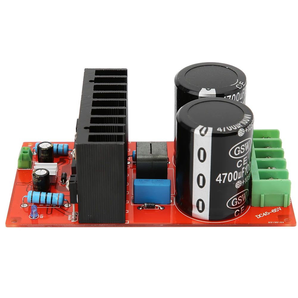 

Circuit Board Mono Power Amplifier Board 350W DC + -55V Household Audio Parts Eletrical Accessory IRS2092