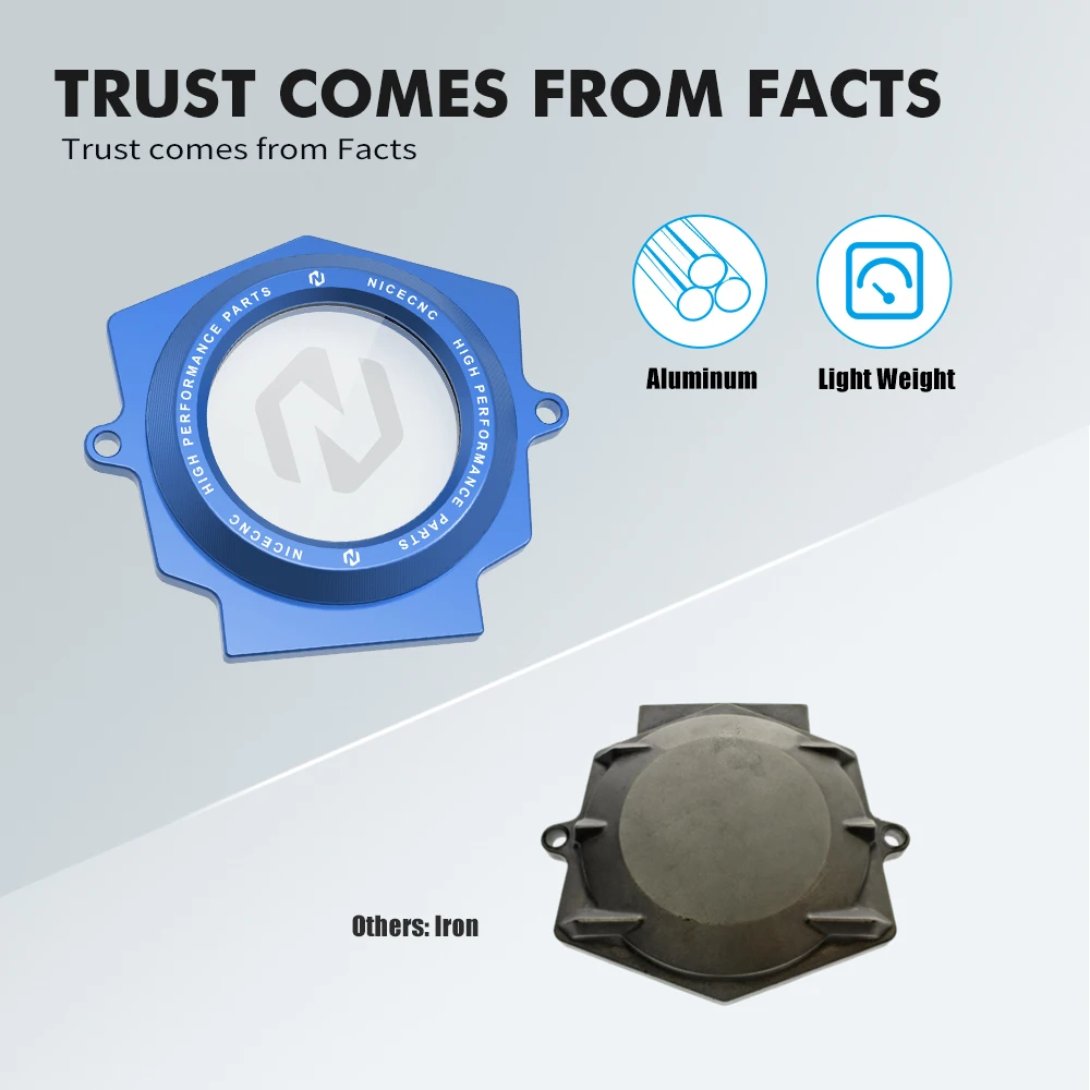 NICECNC Aluminum ATV Cam Cover Guard Protector For Yamaha Raptor 700R YFM700R 2006-2020 2019 1S3-11185-00-00 1S3-11185-10-00