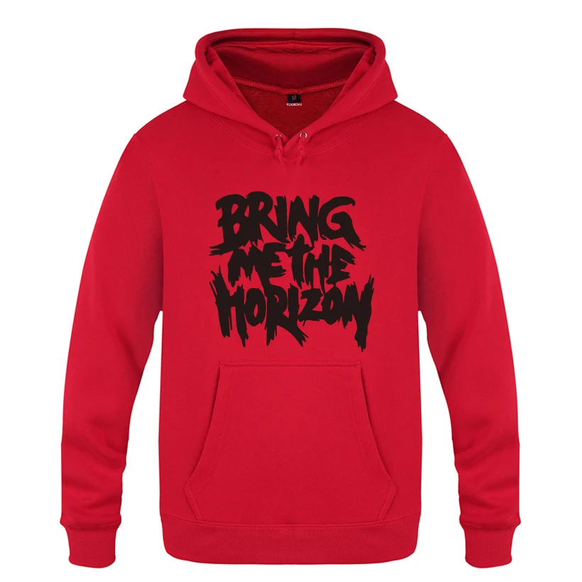 HOY HET Bring Me The Horizon толстовки рок-группы мужские мужские пуловеры флисовые толстовки с капюшоном - Цвет: HOY HET