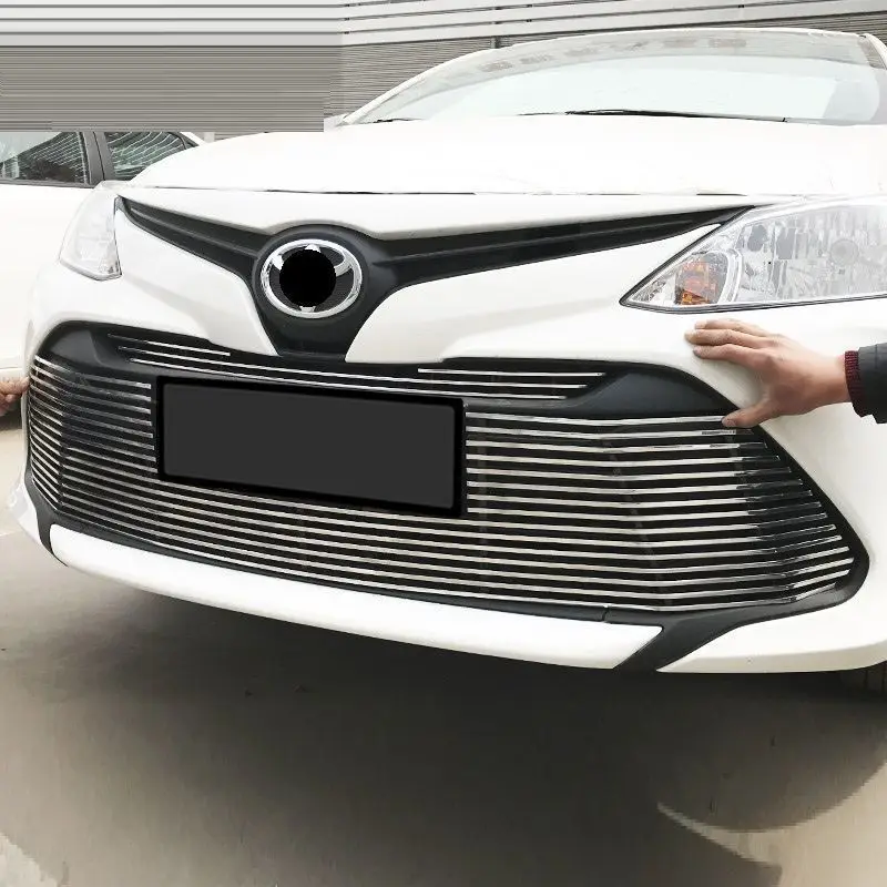 Внешний протектор модификации частей автомобиля аксессуары автомобилей Передняя сетка 08 09 10 11 12 13 14 15 16 17 для Toyota Vios