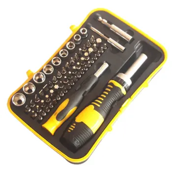 

65 In 1 Screwdriver Set Crv Material With Magnetic Bit Head Ratchet Screwdriver Combination Auto Repair Tool