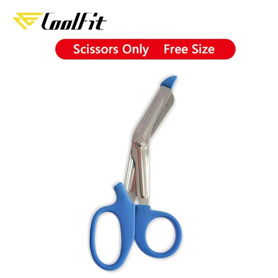 Blue Scissors CoolFit кинезиологическая лента Атлетическая восстанавливающая эластичная лента наколенник для облегчения боли в мышцах наколенники Поддержка для тренажерного зала фитнес бандаж - Цвет: Blue Scissors